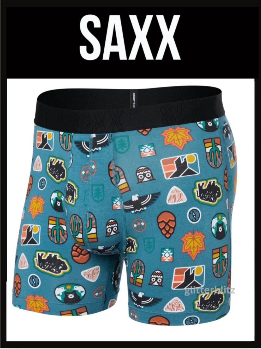 SAXX Boxer Brief Men's Small Drop Temp Cooling Cotton